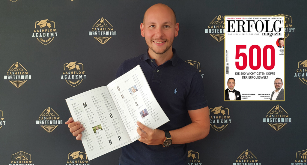 Erfolg Magazin listet Tobias Rethaber in die 500 wichtigsten Köpfe der Erfolgswelt!