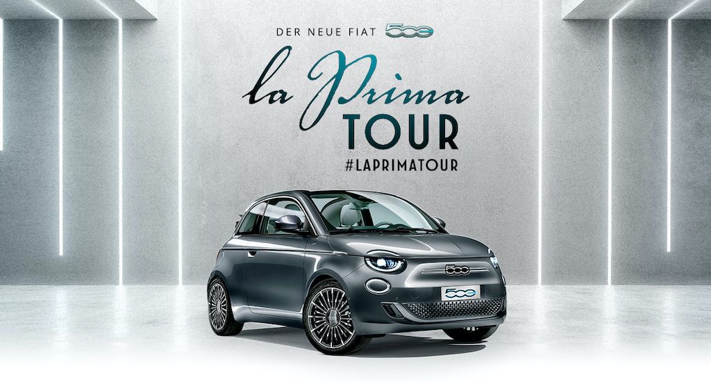 Neuer Fiat 500 "la Prima" auf großer Deutschland-Tour!