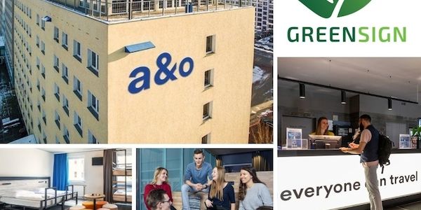 a&o Hotels jetzt mit dem GreenSign Nachhaltigkeitssiegel zertifiziert!